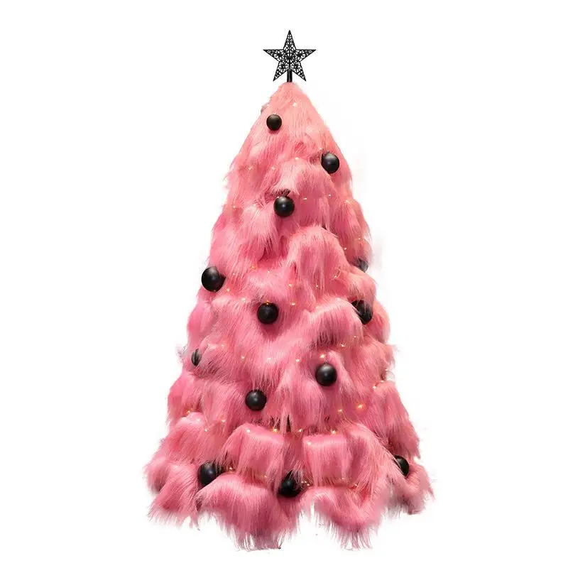 

Plush Christmas tree christmas tree pink plush large light set christmas tree artificial