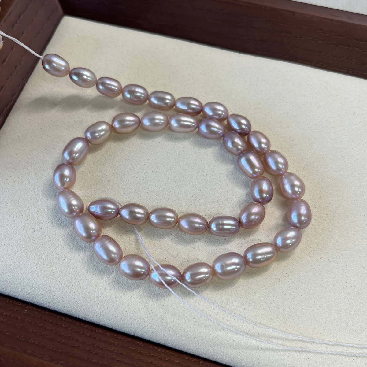 

AAAA 7-8mm High Quality Natural Freshwater Pearls Rice Shape Handmade Beads for Jewelry Making DIY Necklace Bracelet Accessories