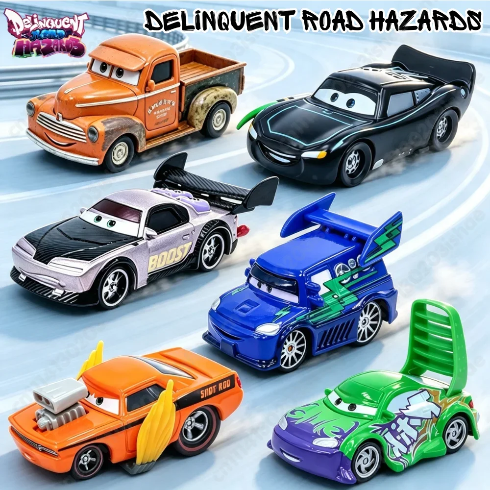 2026 Gift‑ready Collectible Toy Vehicle, 1:55 Mini Cartoon Racing Car, Diecast Toy Car for Christmas Gift