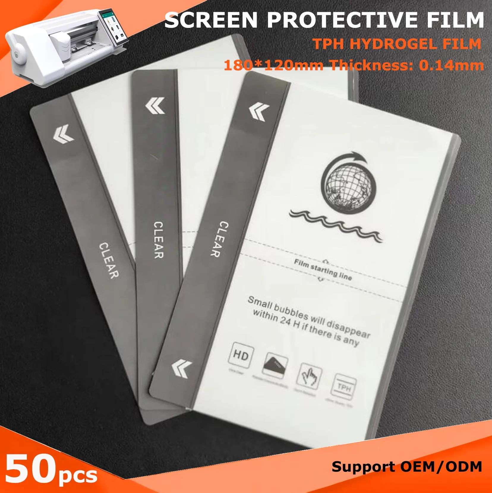 

Filmexpert TPH HD CLEAR MATTE BLUE Privacy Flexible Hydrogel Film Mobile Phone Screen Protector For Plotter Cutting Machine