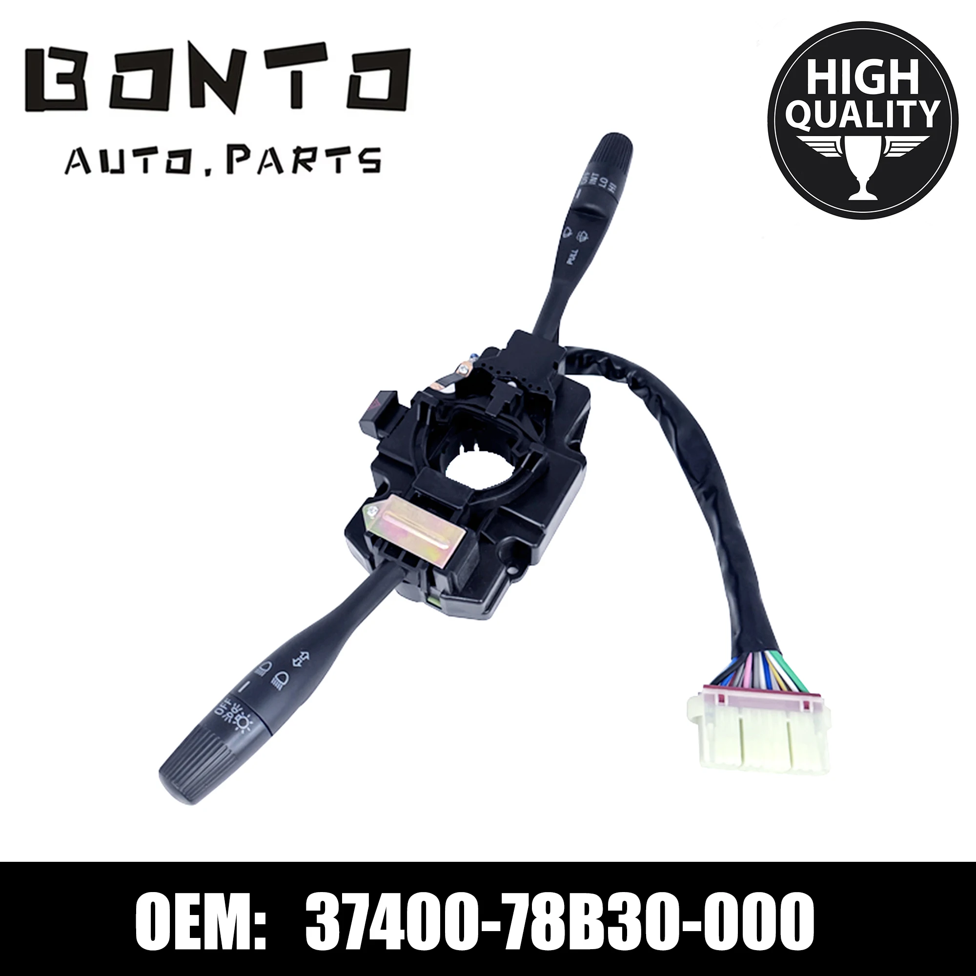 BONTO Multifunctional Turn Signal Indicator Light And Front Wiper Switch Leverfor Daewoo Replace 37400-78B30-000 37400A78B16-5PK
