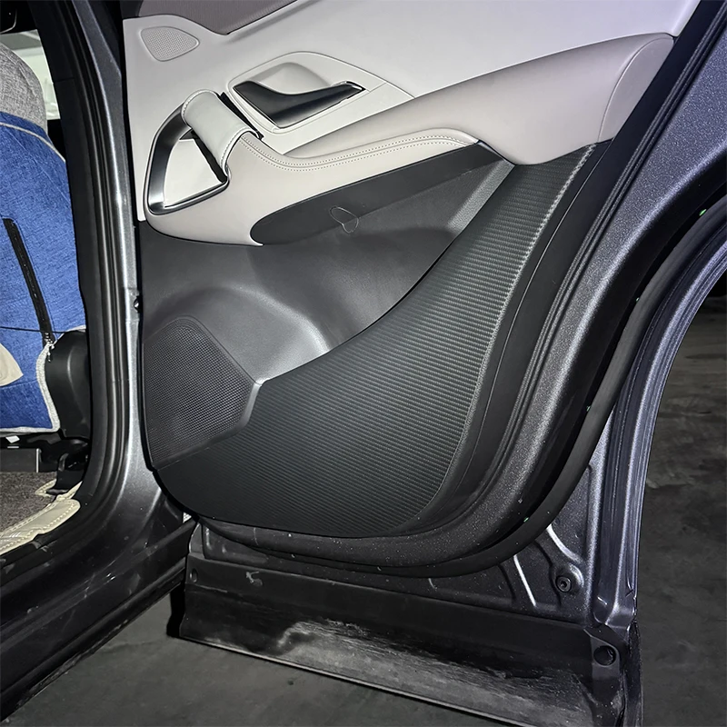 

For BYD SONG PRO DM-i 2024 2025 PU Leather Car Door Anti Kick Pad Protection Stickers Cover Protector Trim Film Auto Accessories