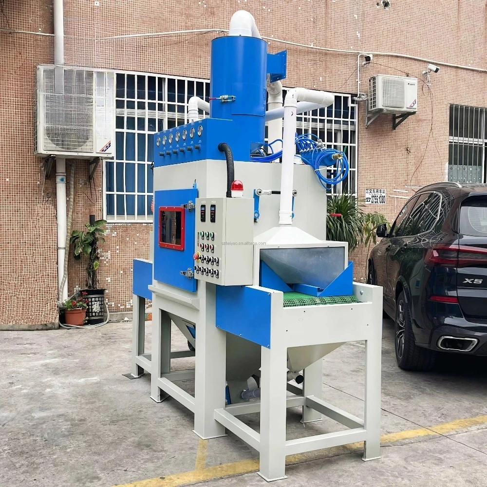 Automatic Conveyor Sandblasting Machine Painting Equipment Industrial Production Line Sandblaster High Pressure Cleaner