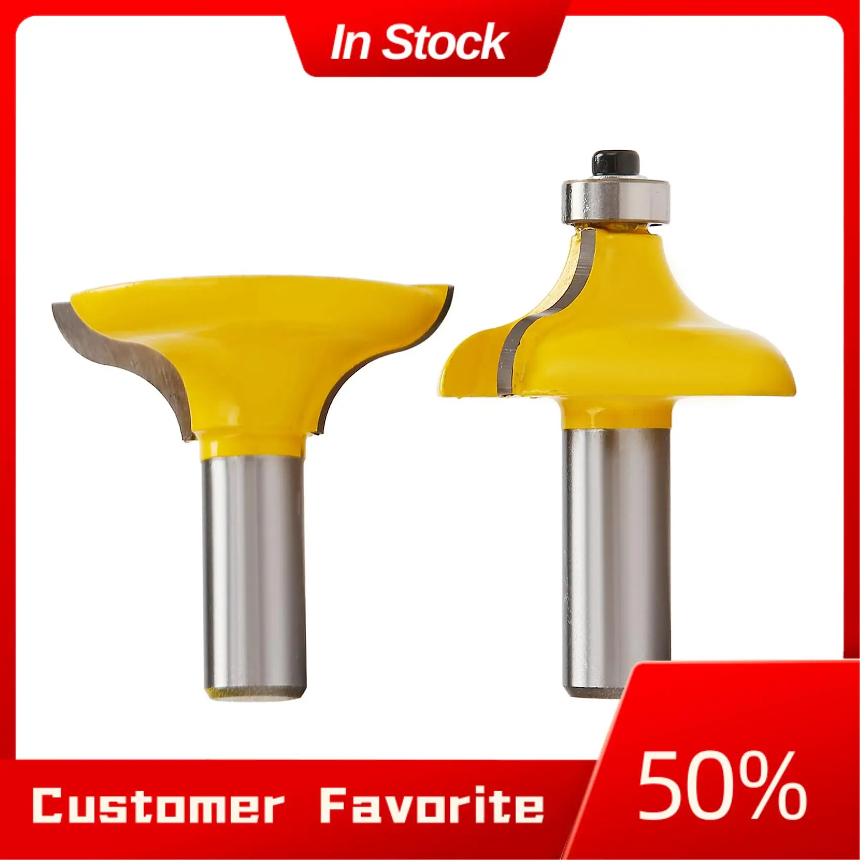 

AT03 Top 2 Pc 1/2 Inch Shank Entry Door For Long Tenons Router Bit Woodworking Cutter Woodworking Bits Tenon Cutter For Woodwork