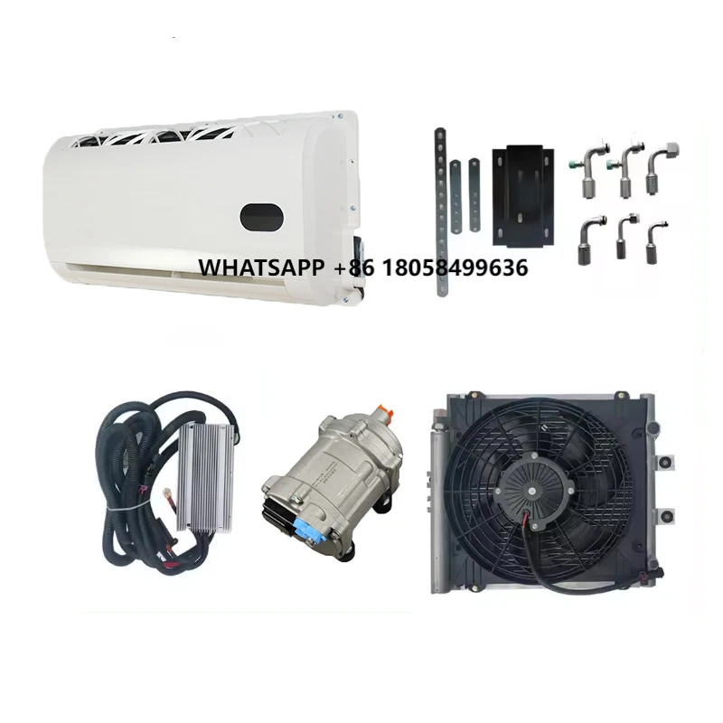

High Quality 12V/24V DC/AC Parking Cooler Compressor for Truck Bus Excavator R134a-for Air Conditioning & Refrigeration Systems