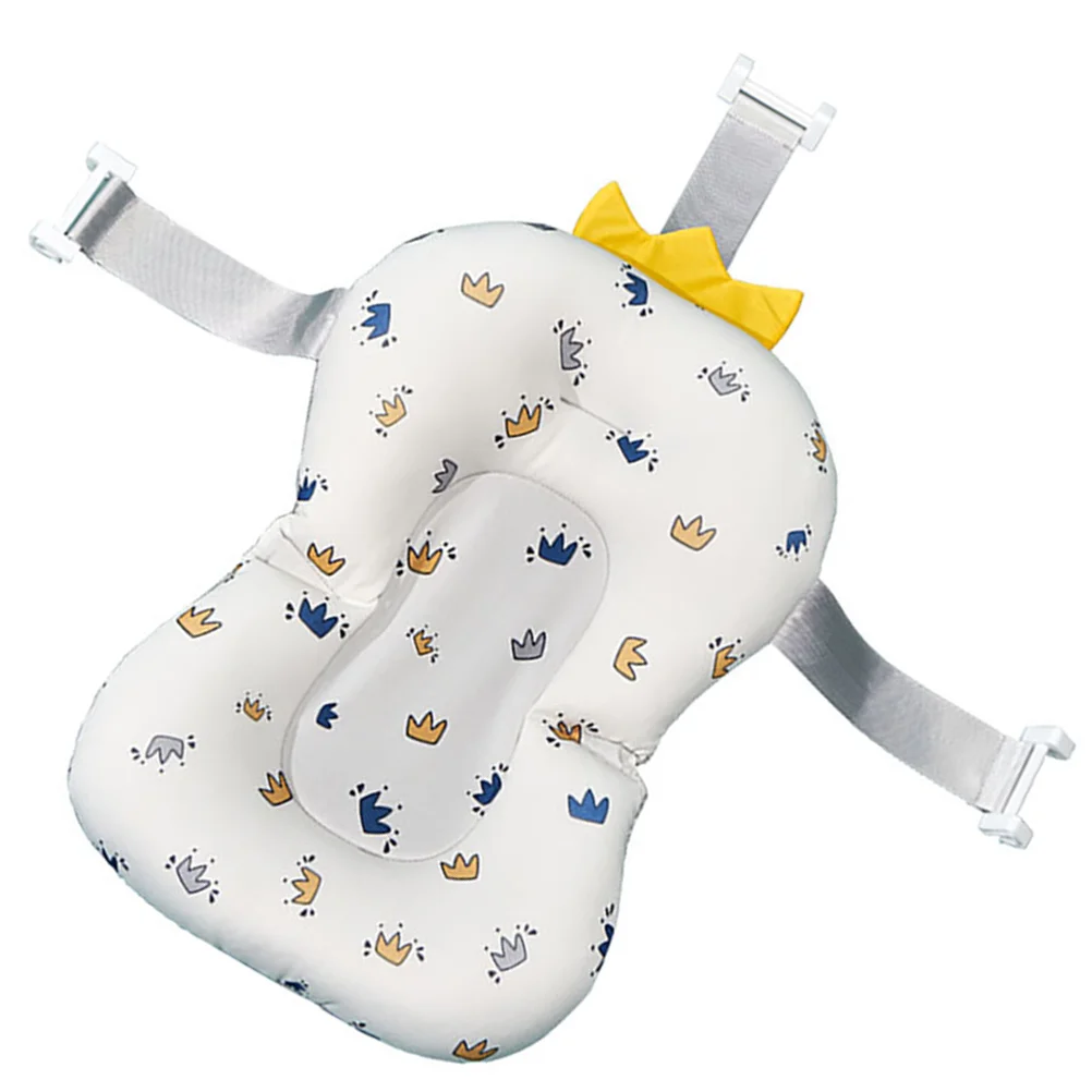Baby Bath Mat Bathtub for Sink Seat Sponge Cushions Infant Bathing Summer Support