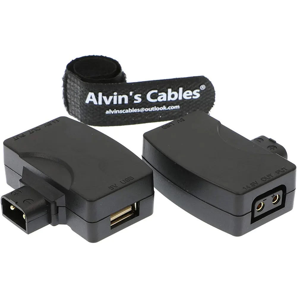 Alvin's Cables D Tap P Tap to USB 5V Adapter Converter Dtap Male to Female 5V USB Female Connector for Phone Camera Monitor 2 Pc - Image 2
