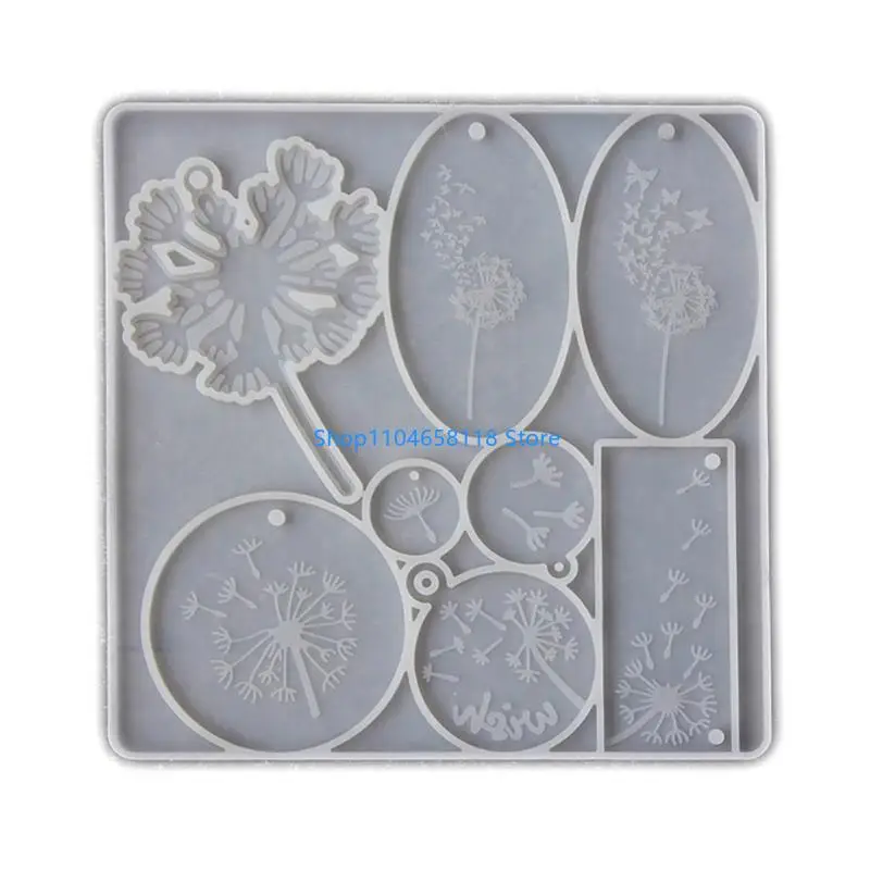Creative Dandelions Charm Silicone Mold for Unique Office and Wedding Decoration