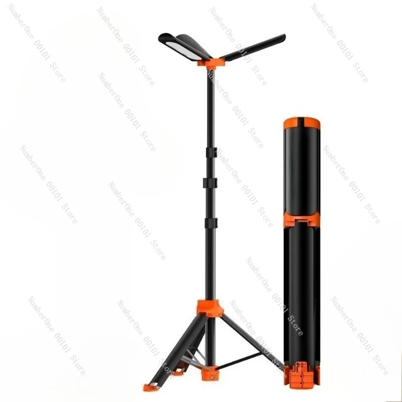 3M Tall Outdoor Camping Lamp Rechargeable LED Work Light Magnetic Base