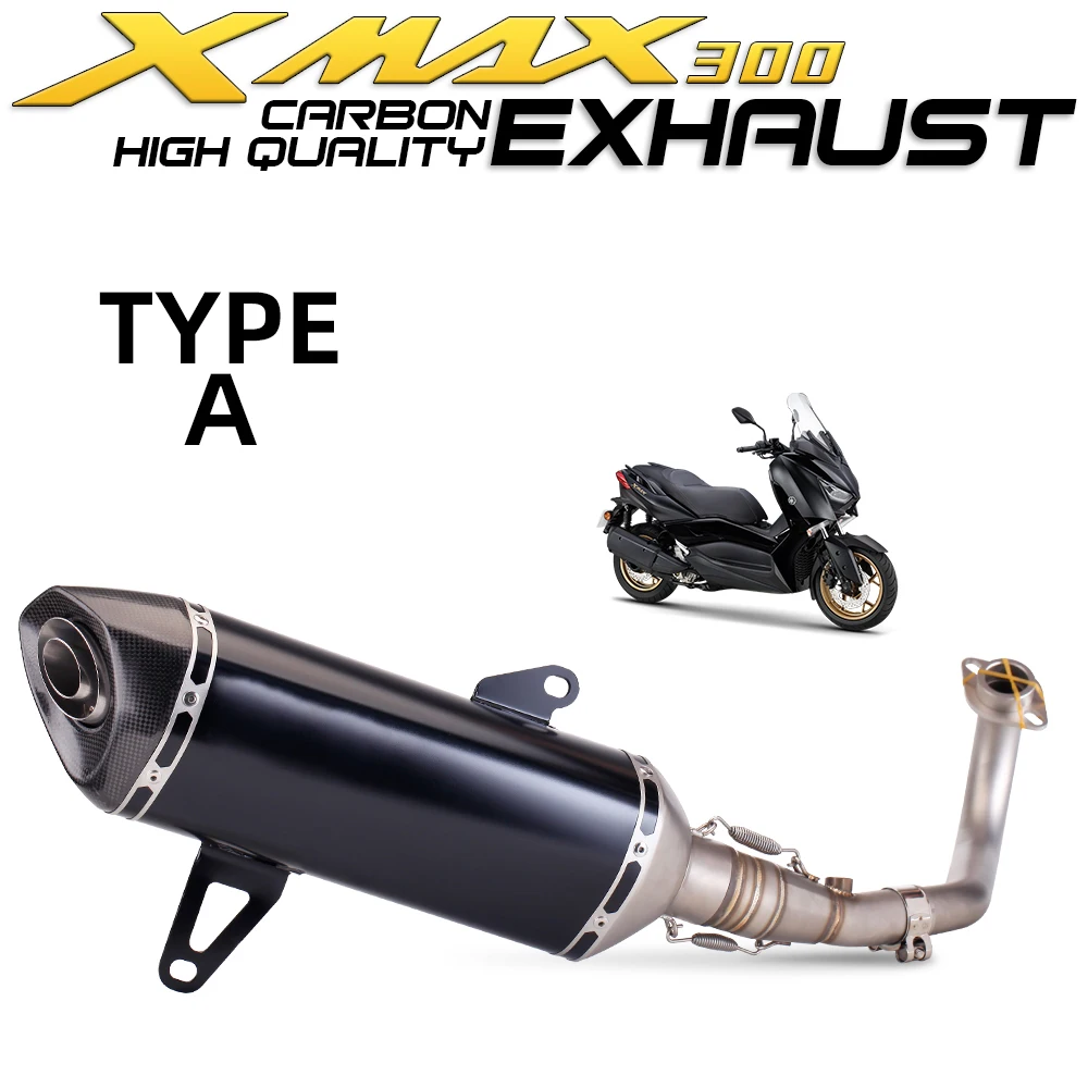 Motorcycle Exhaust Escape Moto Muffler Slip on  For XMAX300 250 XMAX 300 X MAX250 2017-2022