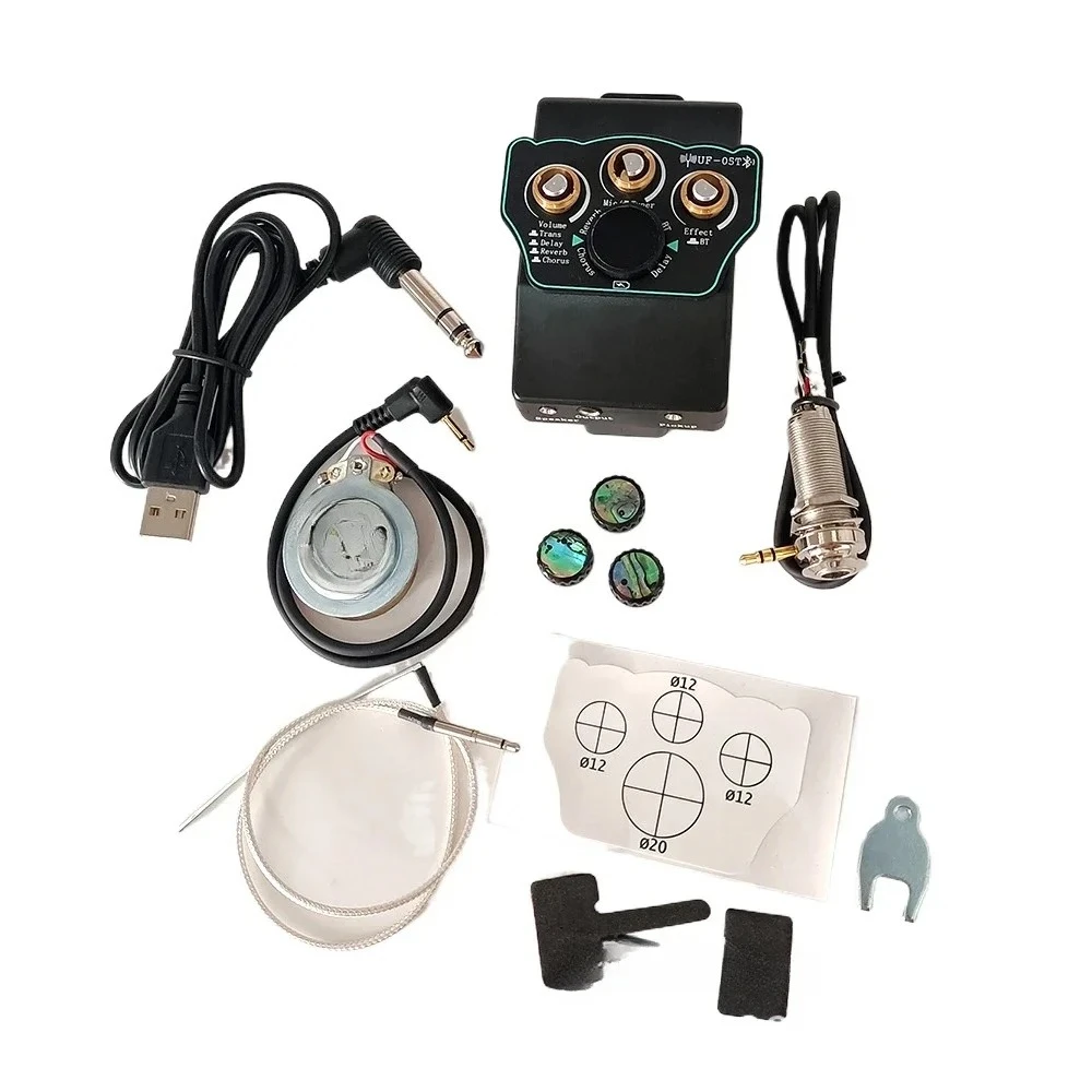 Acoustic Guitar Home Shock Pickup Reverb Bluetooth Microphone Board Drum Machine Function Musical Instrument Accessories