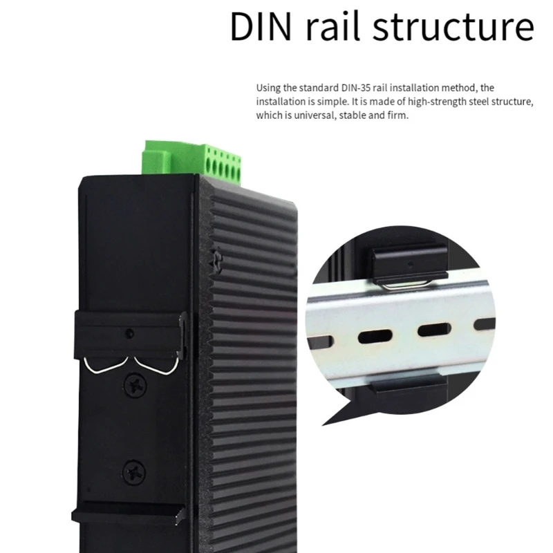 Industrial Strength 5 Port Gigabit Switcher With Industrial Protections And Durability Case For Outdoor Use