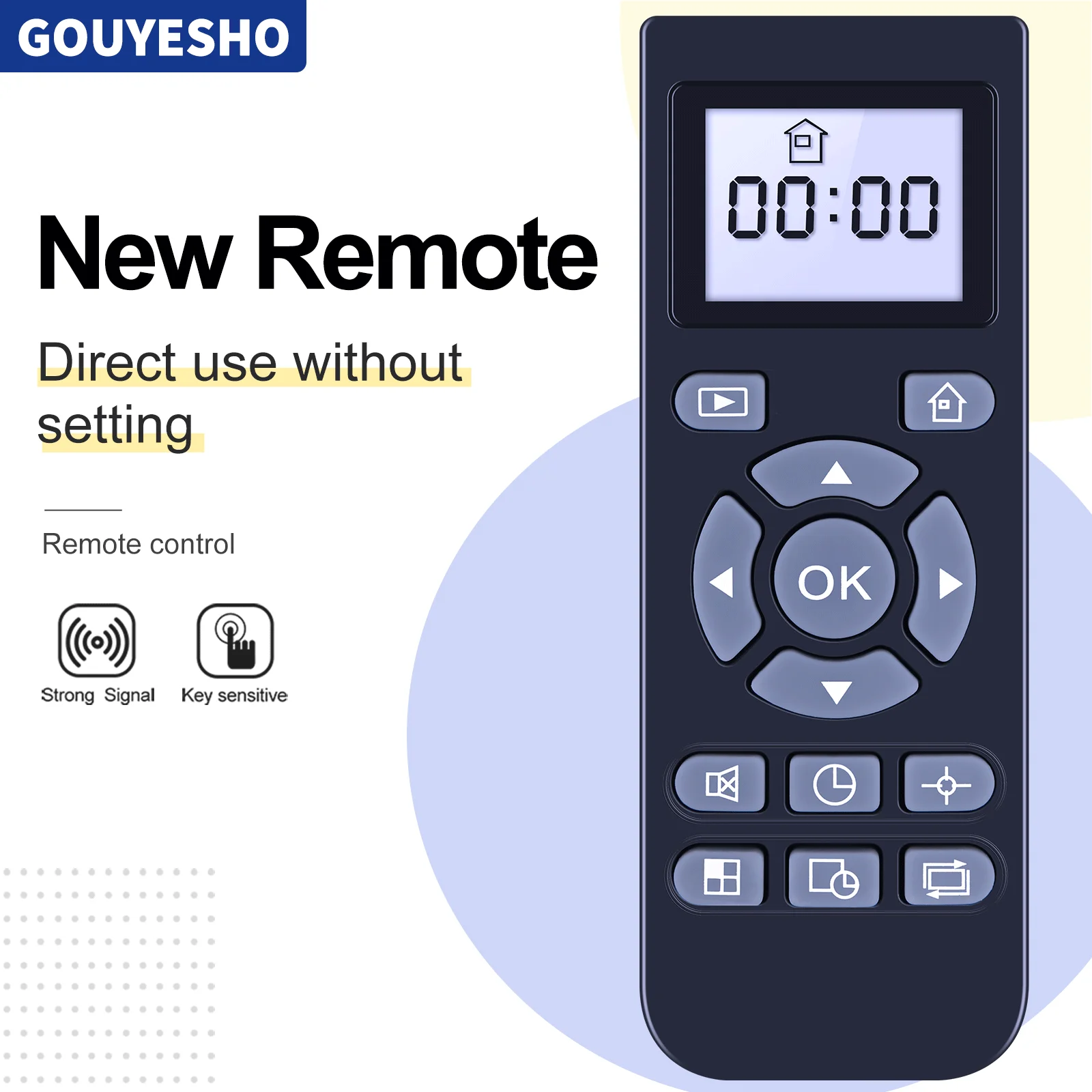 

New Remote Control for ECOVACS Deebot CEN360 CEN361 CEN330 CR333