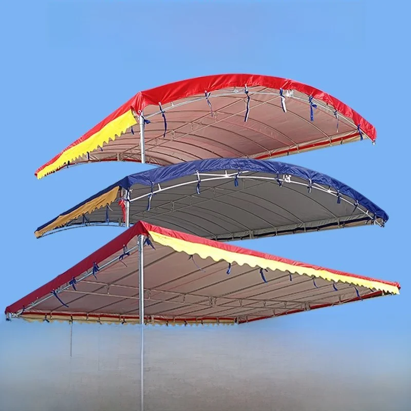 Thick Oxford Tent Cloth Rural Outdoor Waterproof Sunshade Rainproof Portable Wedding Catering Canopy Fabric with High UV Prot...