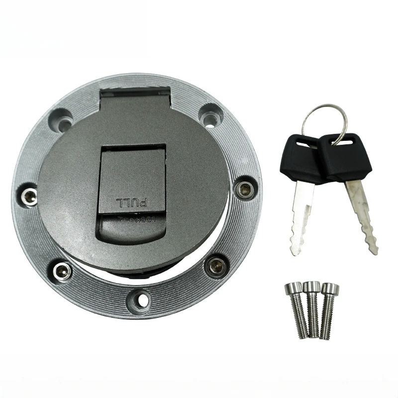 ملحقات الدراجة النارية مناسبة لغطاء خزان الوقود Jingbiao Yamaha FZR250/450/600/750، قفل خزان الوقود الأمامي