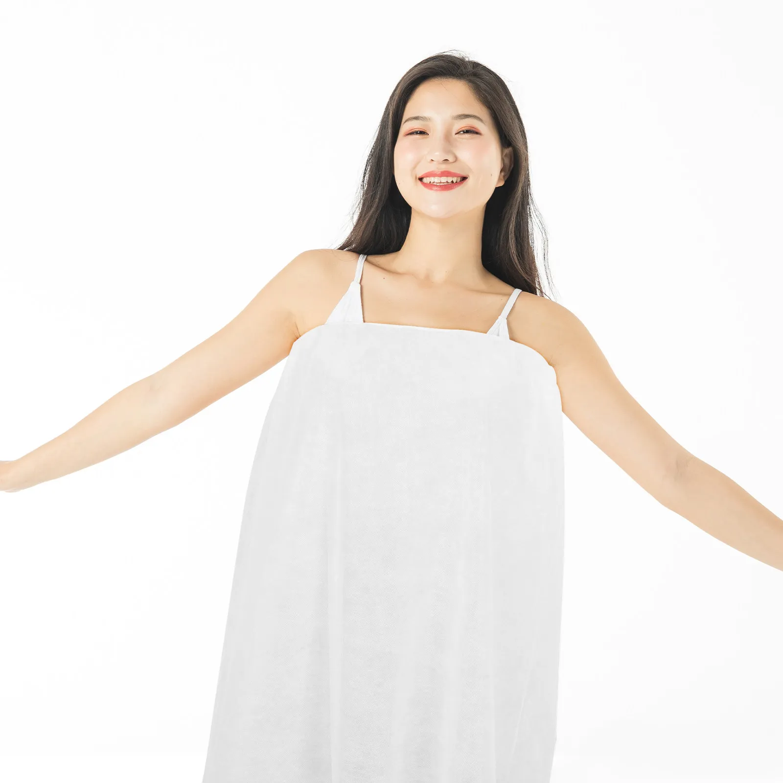 

16Pcs Disposable Bath Towel Skirt Robe Set Women Non Woven Spa Wrap Towel Bathrobe Hotel Salon Sauna Sweat Steaming Relaxation