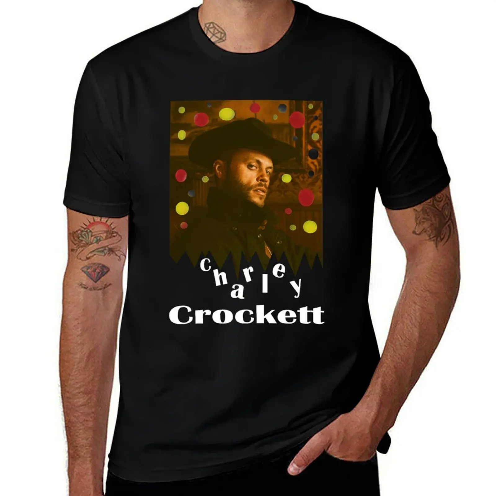 

Best Charley Crockett T-Shirt quick drying anime tshirt boys animal print graphics men tshirt