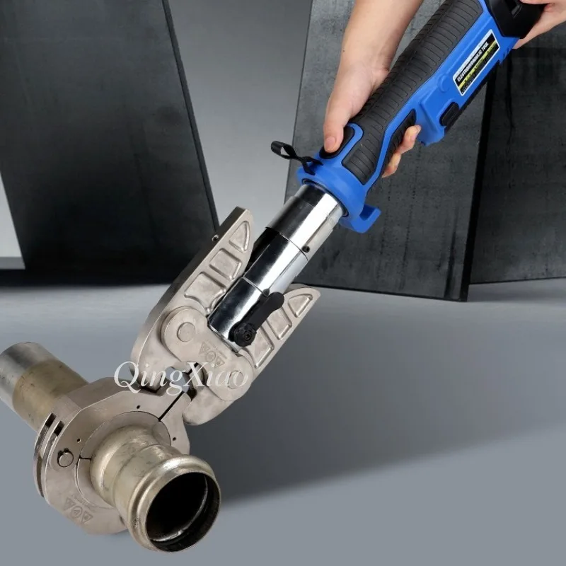 GE-60-100 Portable Stainless Steel Pipe Crimp Pliers Fast Press Tool For Water Pipeline Connection Household Installation