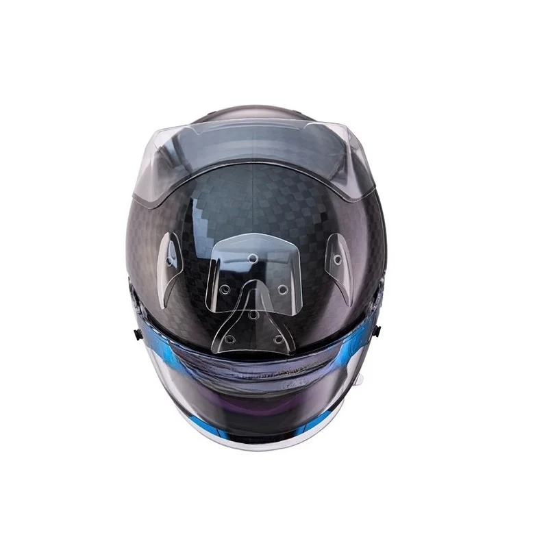 Universal Transparent Large Rear Tail Spoiler Aerodynamic Mod Accessory for Eliminator Racing Helmet