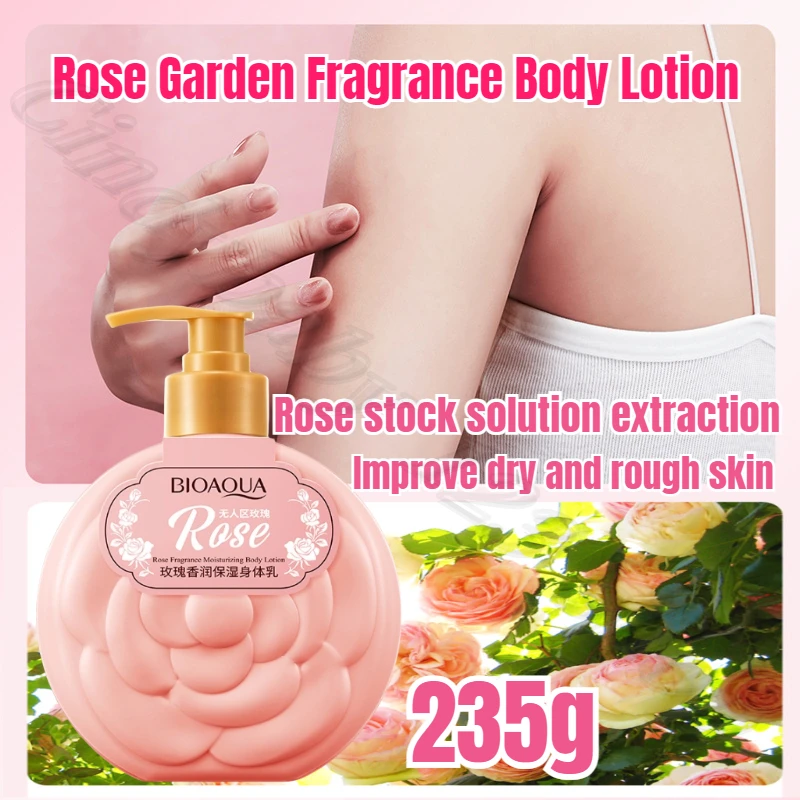 

Rose Garden Fragrance Moisturizing Body Milk Refreshing, non-greasy and easy to absorb to improve skin dullness 235g