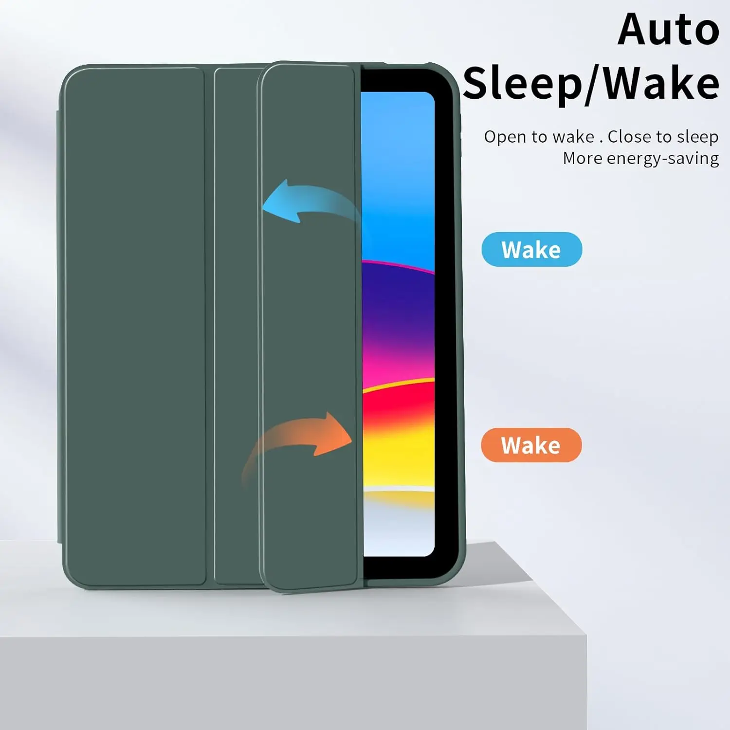 Tri-fold Flip Case For iPad 12th 2026 10th 11th Gen A16 11'' 10.9'' 2025 2022 Magnetic Stand PU Leather Protective Cover