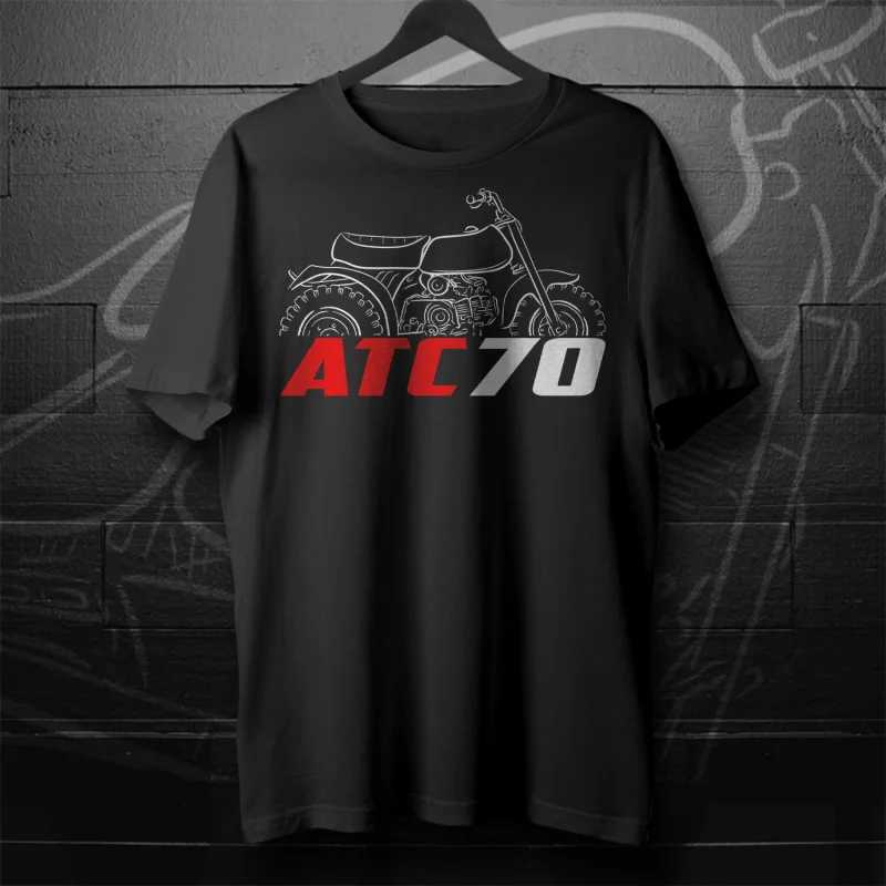 

H0nda ATC110 1979-1985 - Motorcycle T-Shirt for Riders 00000738#A1 men women summer tee cotton tshirts