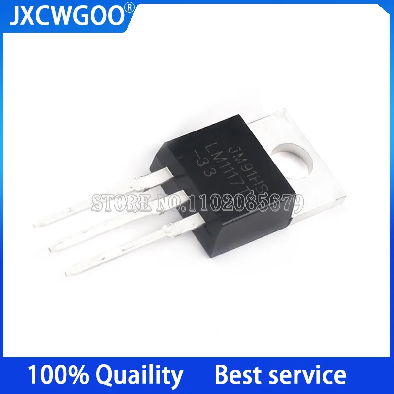 10PCS LM1117T-3.3-NOPB LM1117T-3 original Novo