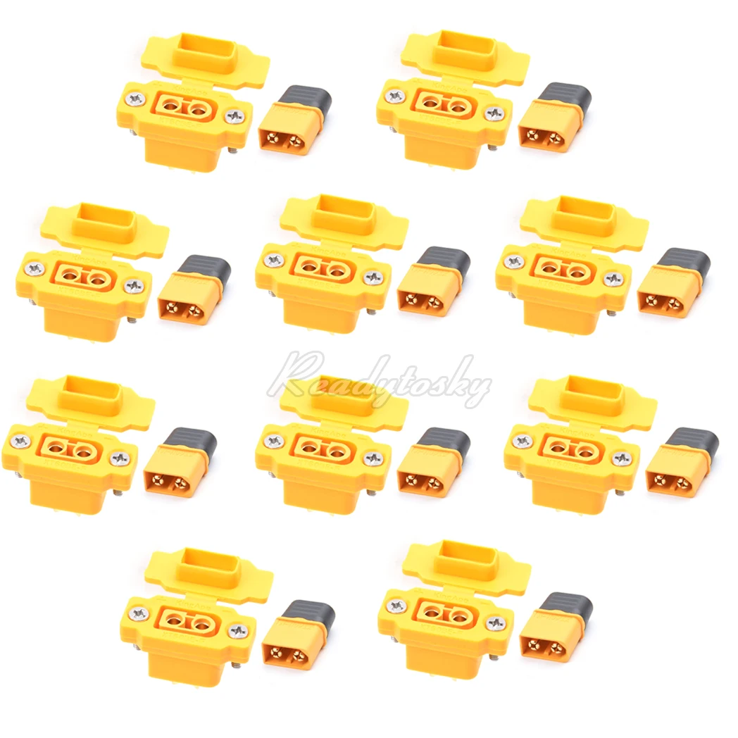 NEW XT60BE-F XT60E-F & XT60 / XT60H Model Airplane Battery Gold-Plated 30A High Current Safe Female Plug Connector