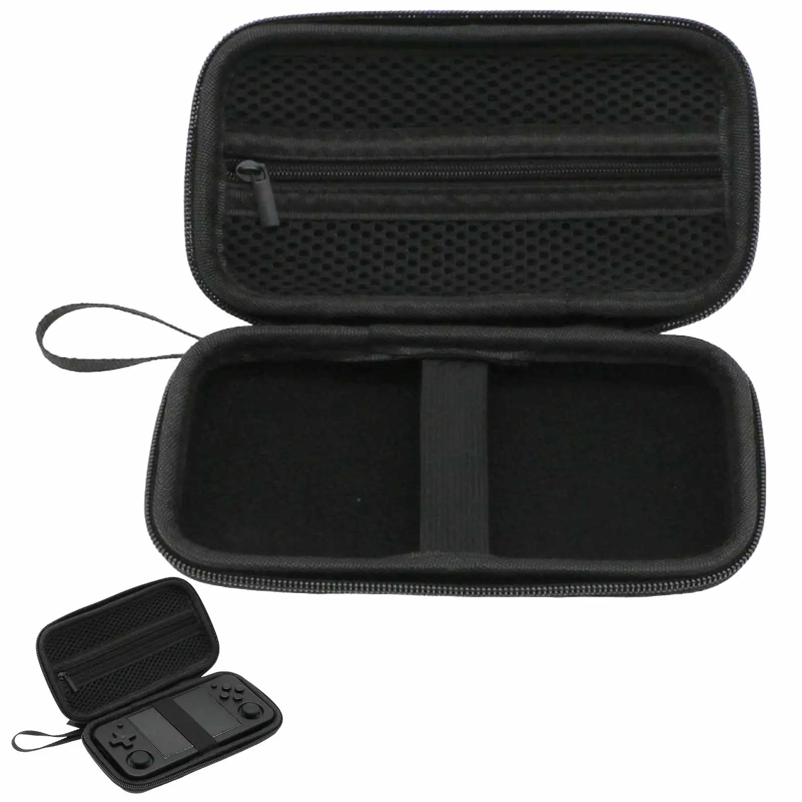 

Портативный дорожный футляр для хранения с ремешком на запястье, портативный чехол для переноски для портативной игровой консоли BOYHOM R36H и аксессуаров