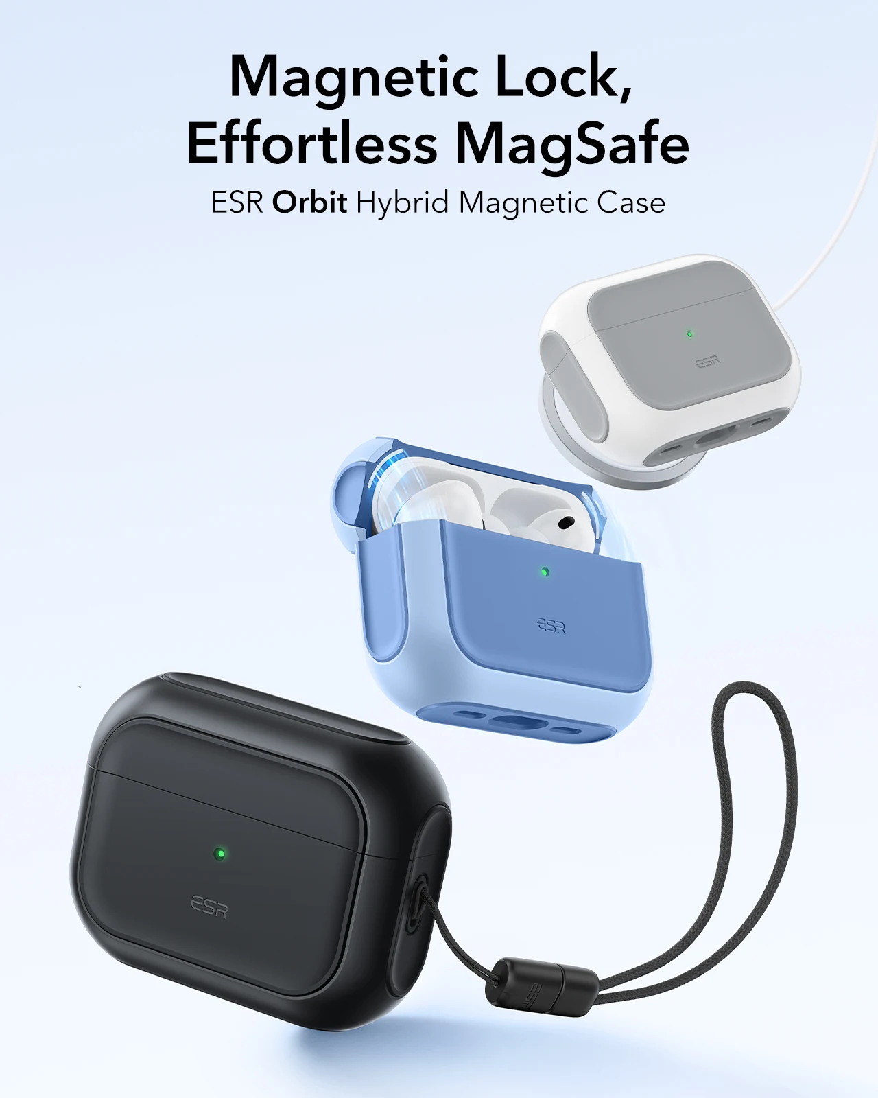 ESR Magnetic Case for AirPods Pro with MagSafe Support 3