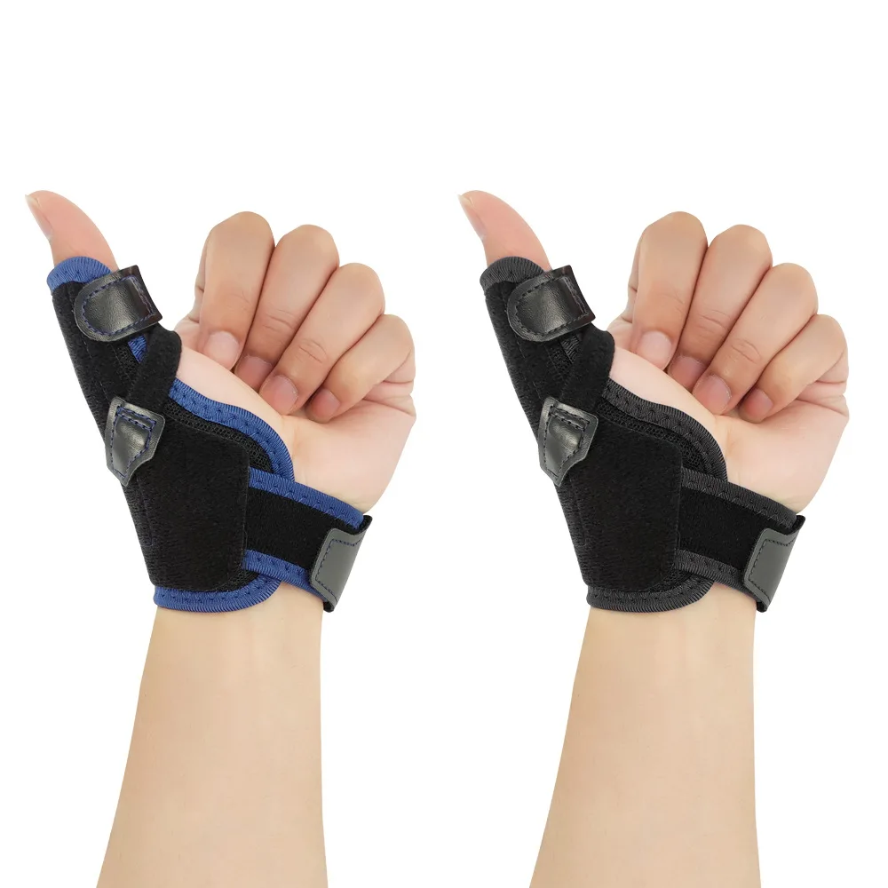 2 in 1 Thumb Splint Support Brace for Tenosynovitis Arthritis Tendonitis Trigger Thumb Immobilizer Fits Men Women Left and Right