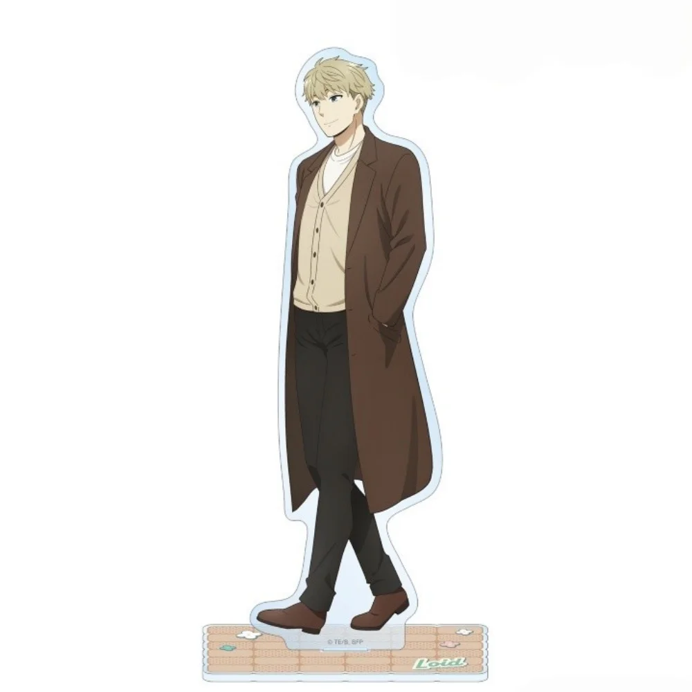 Anime Spy X Family 15CM Daily Casual Outfit Acrylic Stand Keychain Anya Loid Yor Damian Desk Decor Gift For Fans