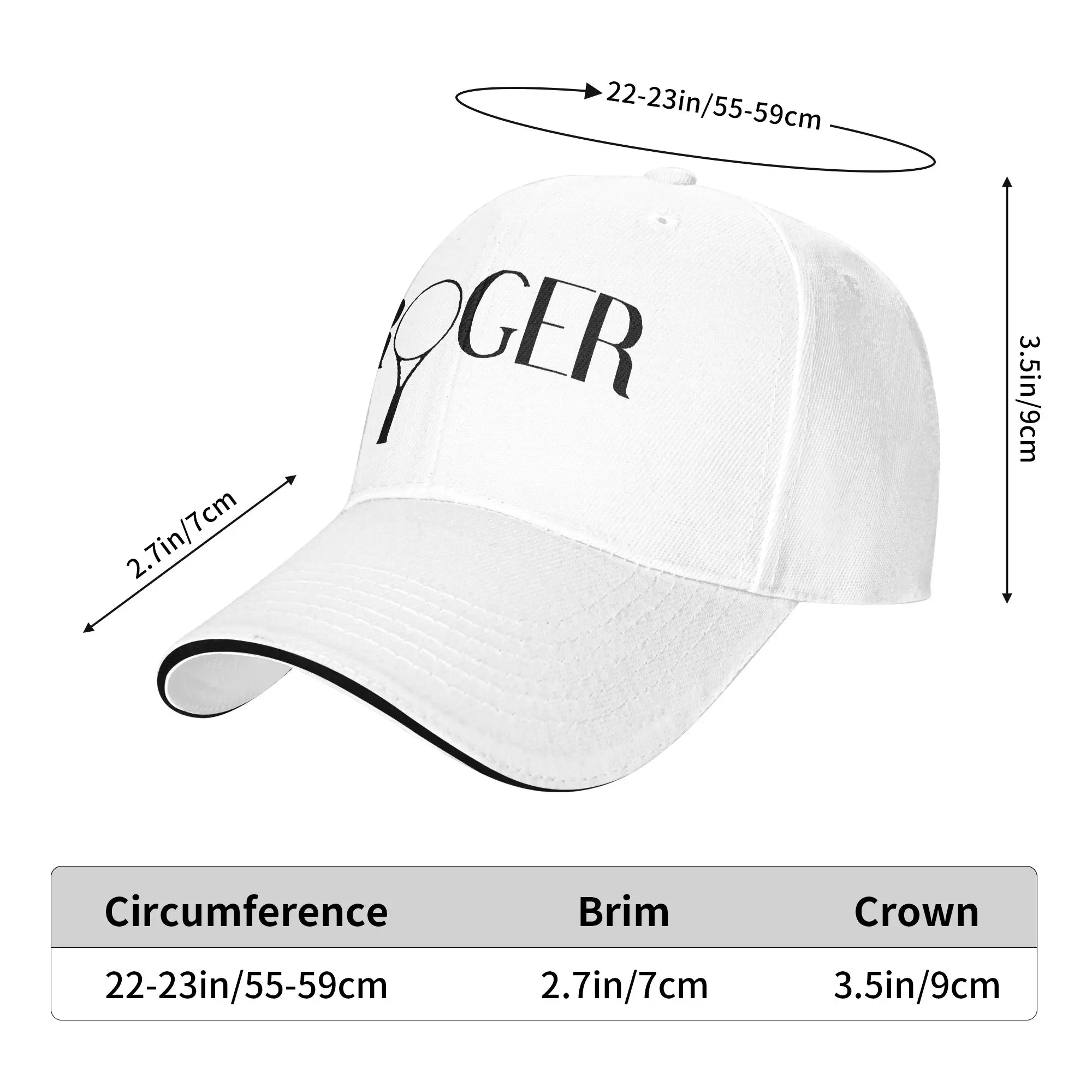 Team Roger Federer Logo Baseball Cap  Fashion Trucker Hat Summer Men Adult Outdoor Gym Baseball Caps