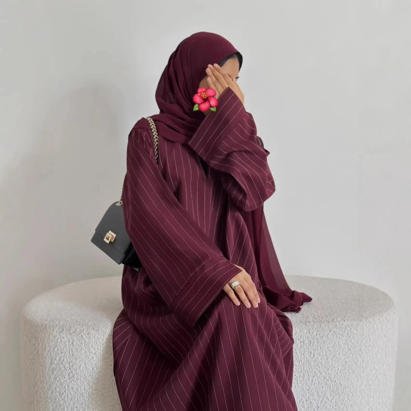 Eid Abaya Women Dress Kaftan Jalabiya striped Party Muslim Dubai Vestidos Largo Ramadan Morocco Caftan long Robe Abayas 2026