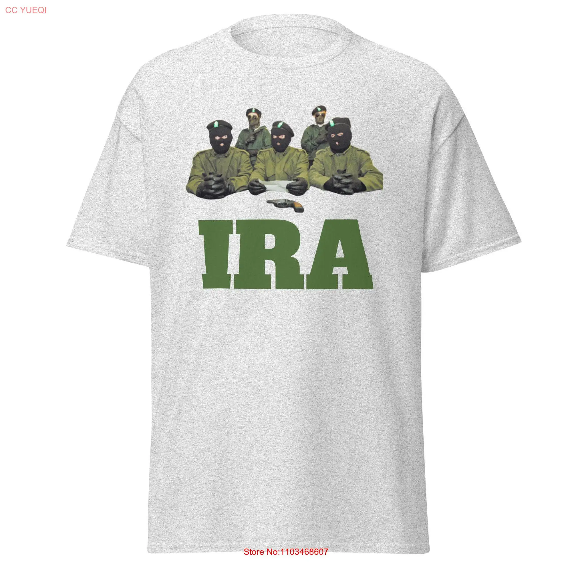 Irish Republican Army T shirt long or short sleeves