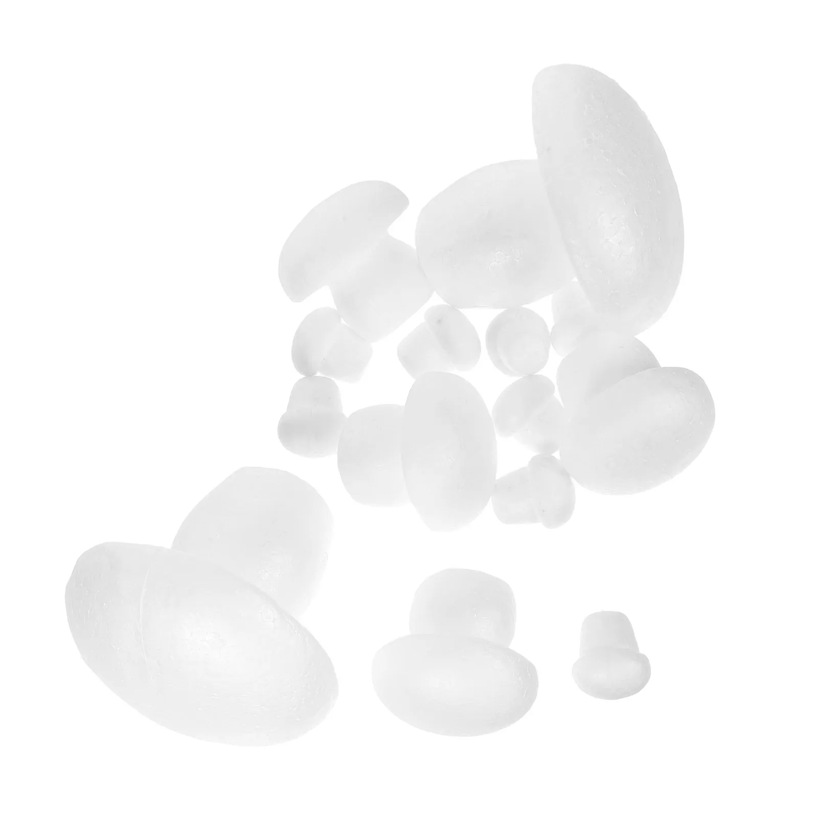 

14 шт. заготовок из пенопласта в форме грибов: неокрашенные грибы для поделок и DIY-проектов – причудливый мини-декор в виде грибов для комнаты, полки, стола