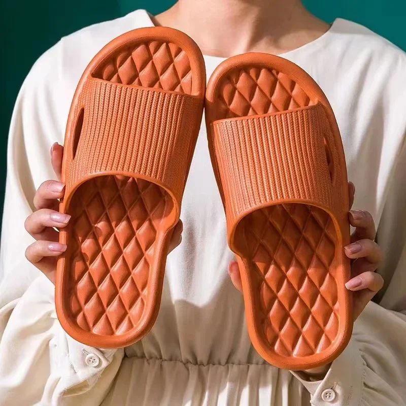 Shoes for Women Slippers Men Couples Indoor Non-slip Home Bathing Bathroom Fashion Soft Mute Sandals Slides Women