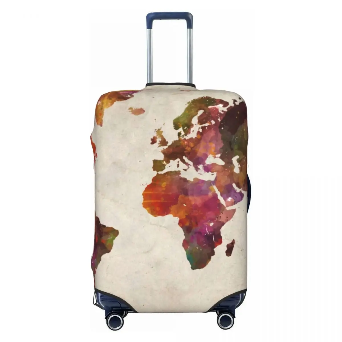 World Maps Suitcase Cover vintage Holiday Business Useful Luggage Case Protection