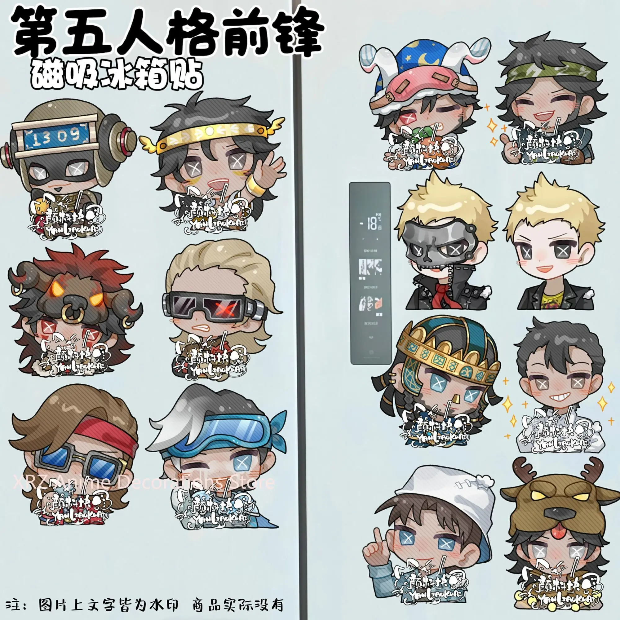 

Акриловый магнит на холодильник аниме идентичность V Уильям Эллис магниты на холодильник декоративные магнитные наклейки аксессуары для доски объявлений