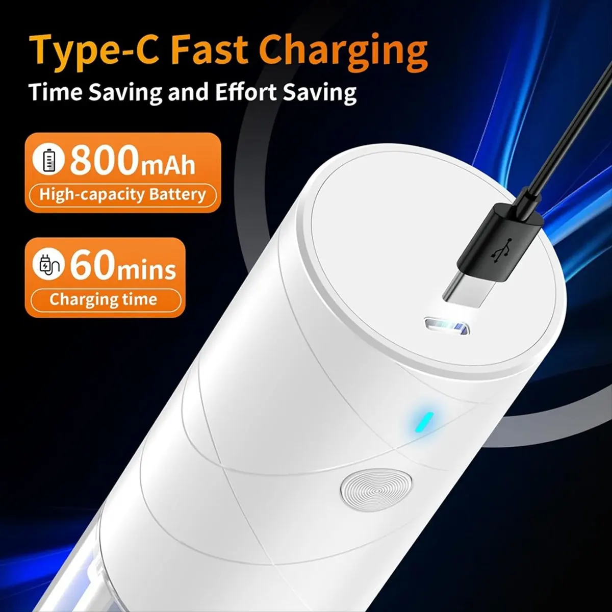 

(AIMA) Electric Salt and Pepper Grinder Set USB Rechargeable, Adjustable Coarseness Automatic Salt Pepper Mill Grinder