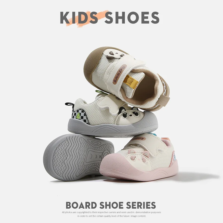Spring 2026 Cute Kids Sneakers Fashion Soft Sole Anti-Slip Walking Shoes Casual Baby Newborn Footwear Comfortable New Arrival