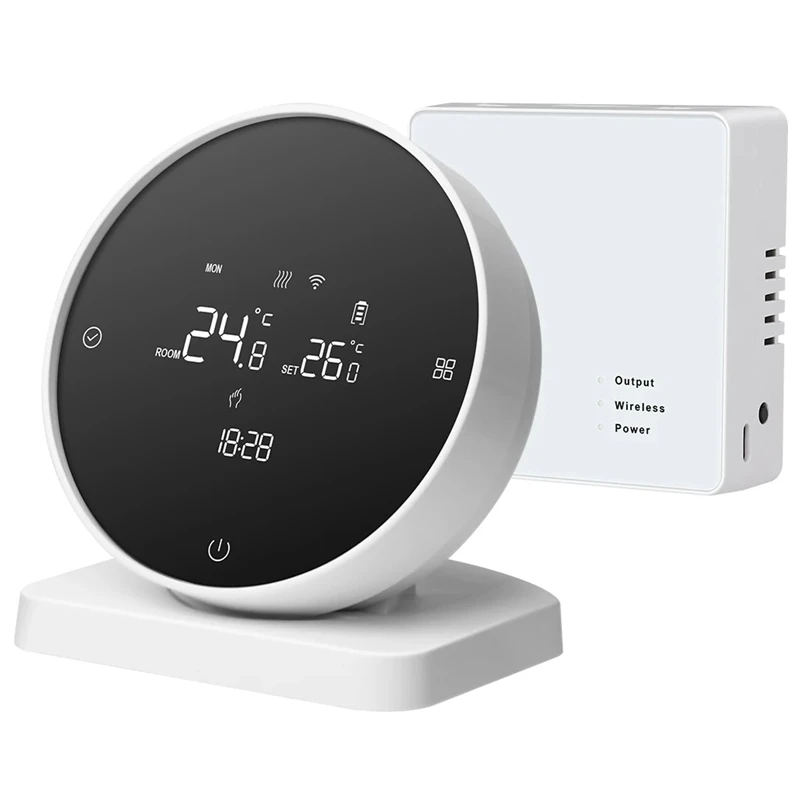 

Wireless Wifi Thermostat For Gas Boiler Heating Tuya Wifi Thermostat Support Voice APP Controll Work For Google Home