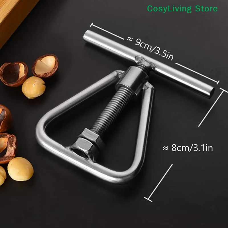 Multifunctional Steel Manual Nut Opener Cracker Machine Walnut Kitchen Tool Sheller Nut Macadamia Accessories view 6