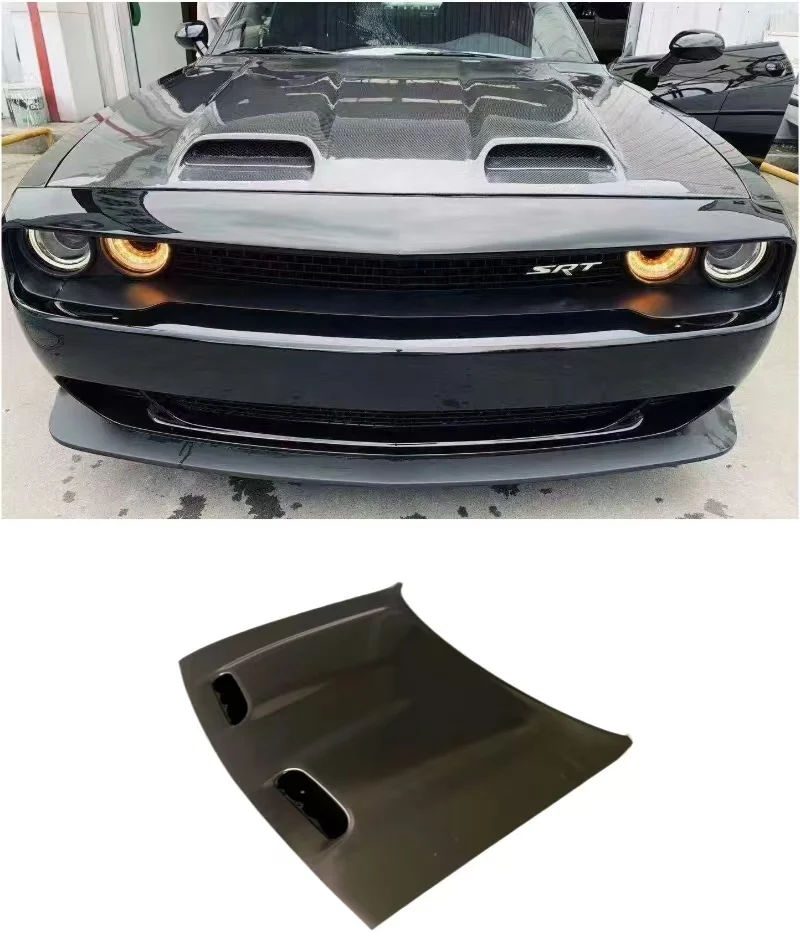 

High Quality Carbon Fiber Front Engine Hood Vent Cover for Dodge Challenger SRT