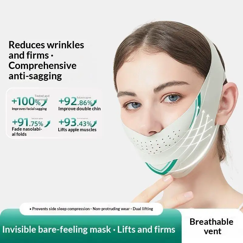 Face Lifting Belt V Line Shaping Face Mask Chin Up Facial Slimming Strap Face Sculpting Sleep Mask Skin Tightening Beauty Care