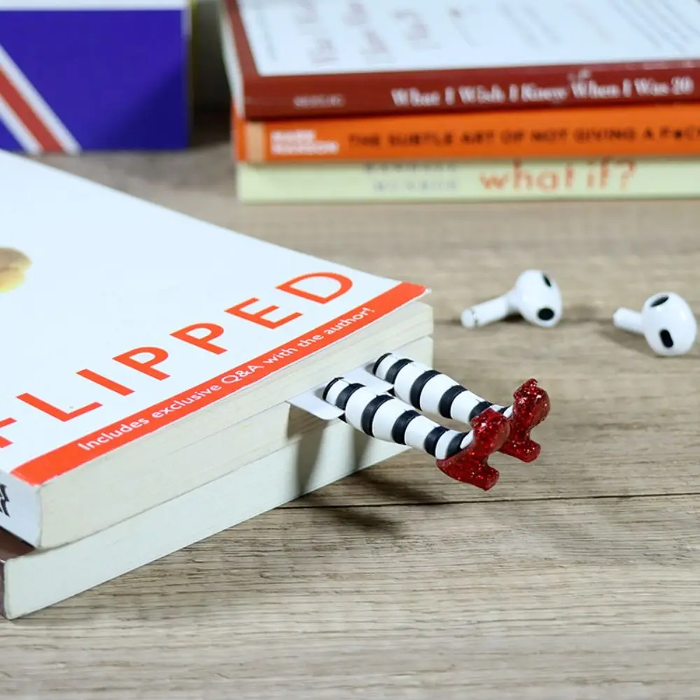 18*5cm High Heels Bookmark Smooth Plastic 3D Book Marker Gifts Book Lovers Stationery
