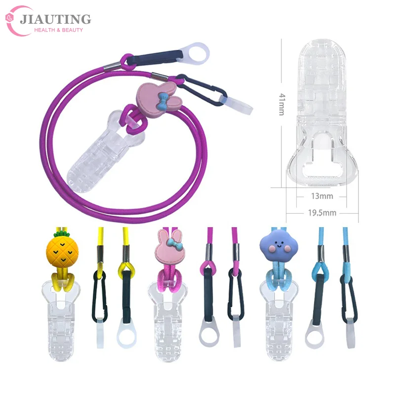 Hearing Aid Rope Lanyard Cartoon Fashionable Lovely BTE Hearing Aid Clip Holder For Children Kids Elderly Anti Lost Double Ear