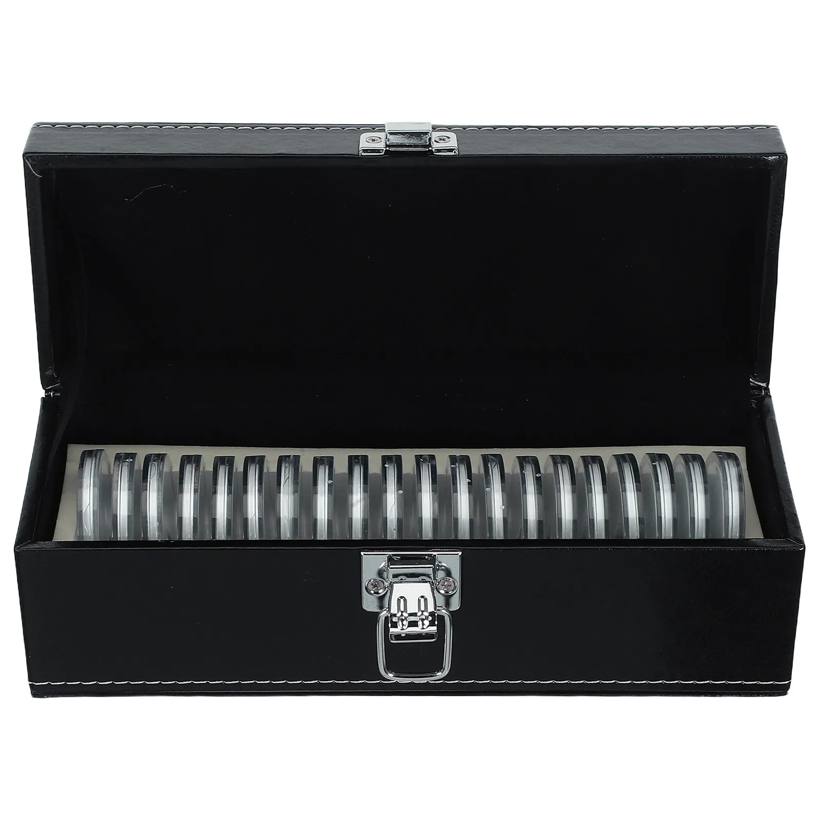 

Коробка для хранения монет на 20 ячеек, пластиковая, герметичная, для монет, квотеров, жетонов, медалей, для путешествий