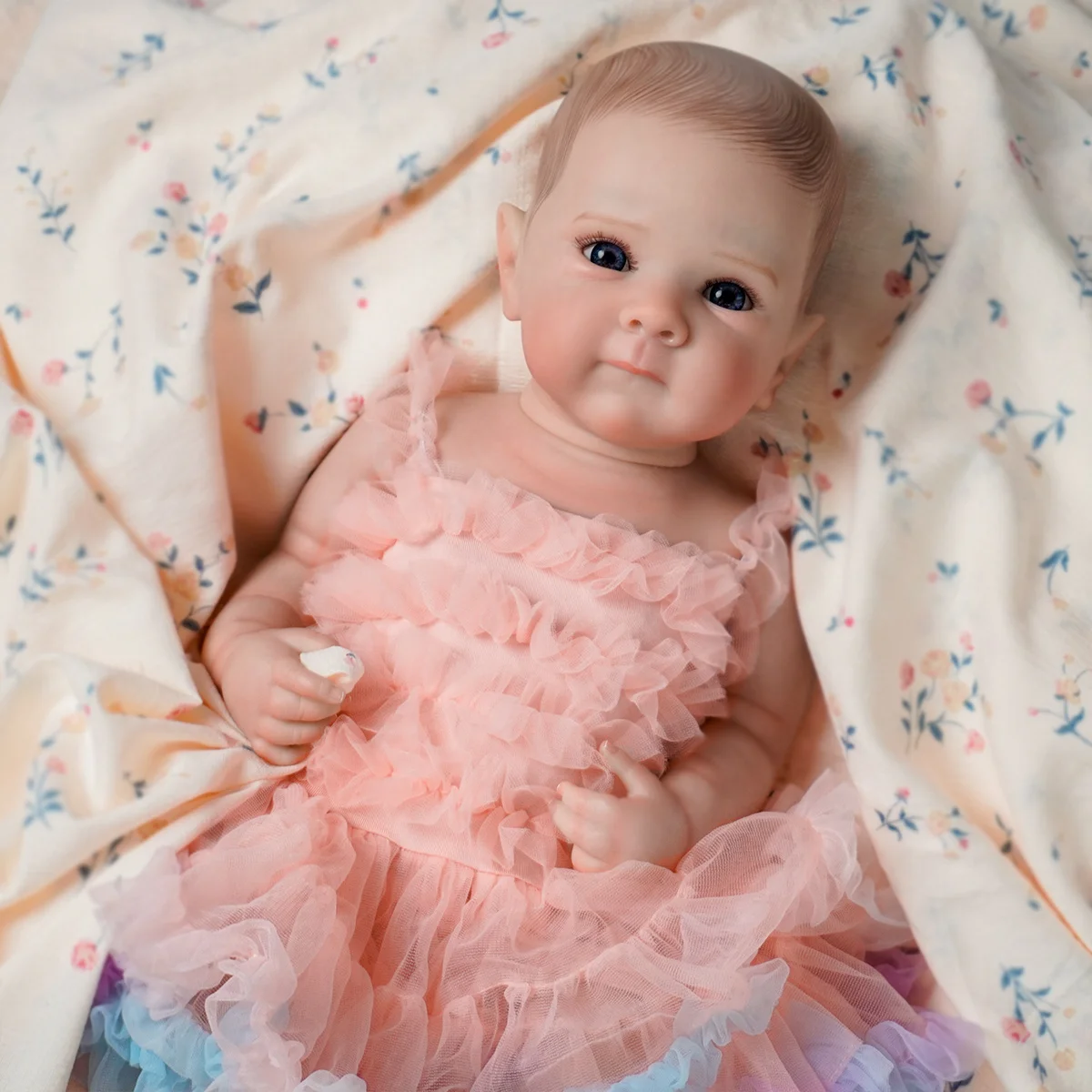 

JOYORA Fashion Baby Doll Soft Vinyl Girl Reborn Doll 3d Skin Realistic Painted Baby Doll High Quality Hand Drawn Collection Doll