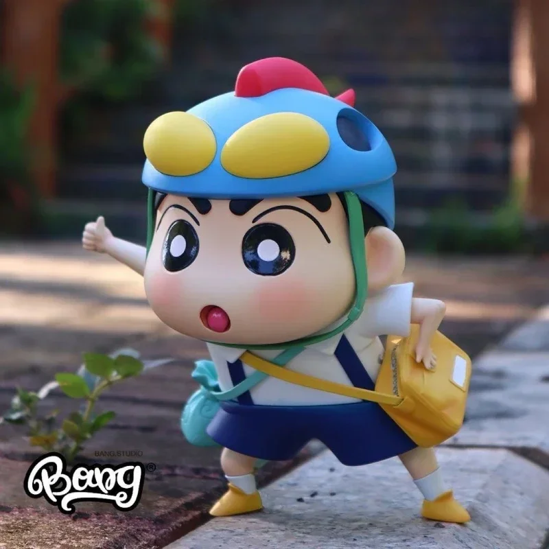 New 15cm Encountering Crayon Shin chan, Hitting Shin chan Q Edition, Nobunaga Shin's Assistant, Creating Car Decoration Dolls